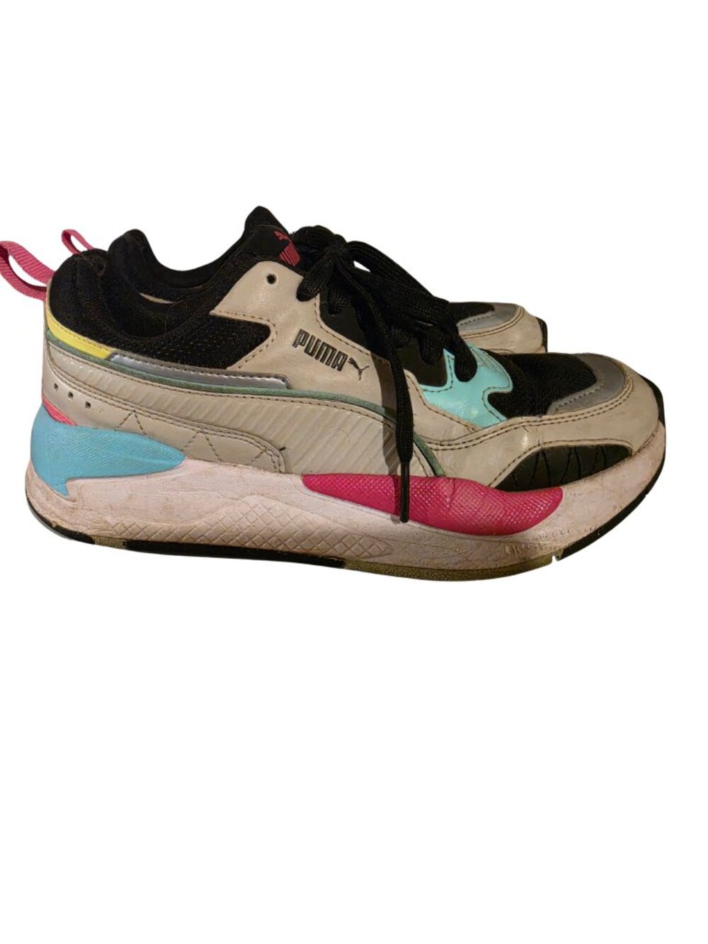 Puma X-Ray Chunky Retro Colorblock Sneakers Size 6.5